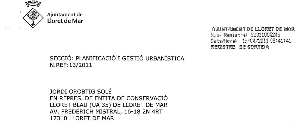 Enllumenat públic: Acord de la Junta de Govern Local