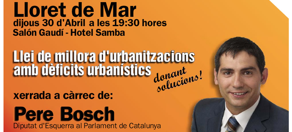 Llei de millora d’urbanitzacions amb dèficits urbanístics