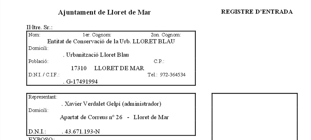 Registre d’ENTRADA a l’Ajuntament (P.650-1)